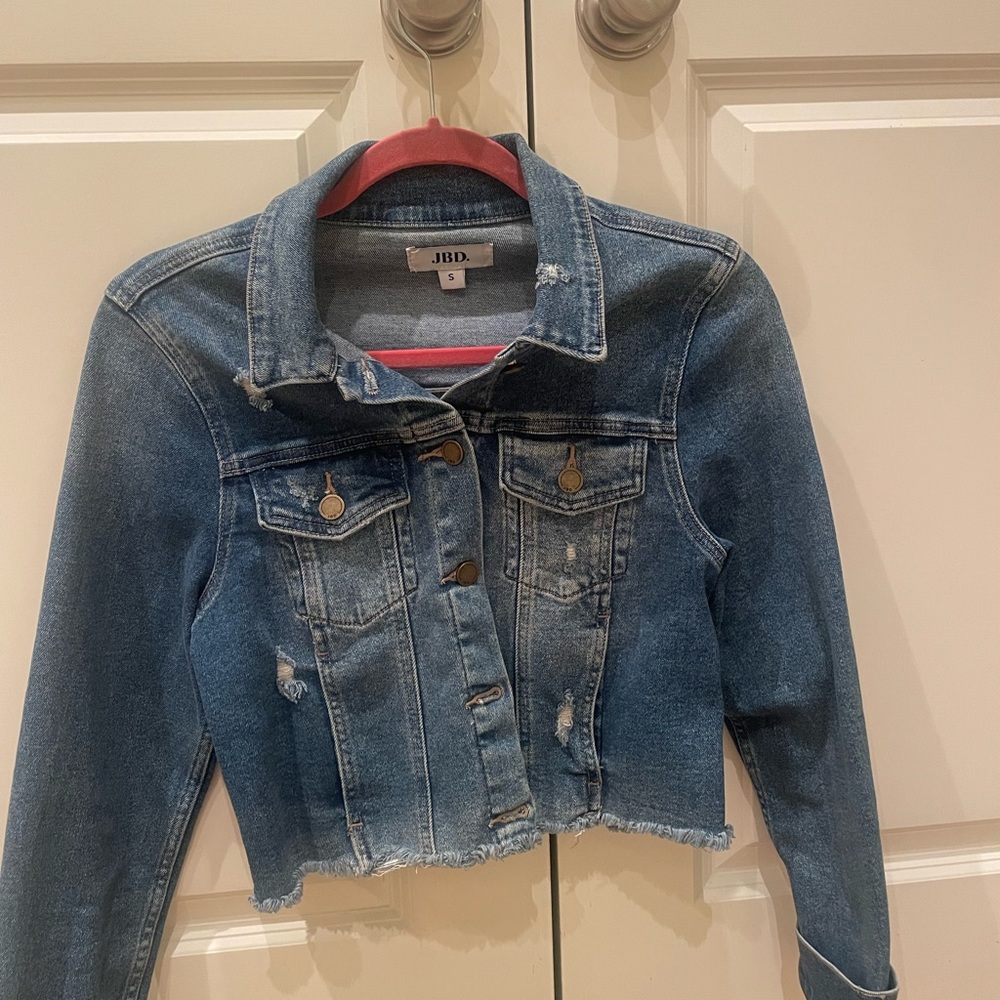 JBD Cropped Jean Jacket Size S